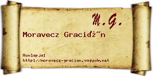 Moravecz Gracián névjegykártya
